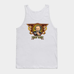 Charles Bukowski - Aesthetic Faded Style Design Tank Top